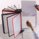 Pro-Display: Перекидная крутящаяся настольная стойка «карусель» для документов и информации